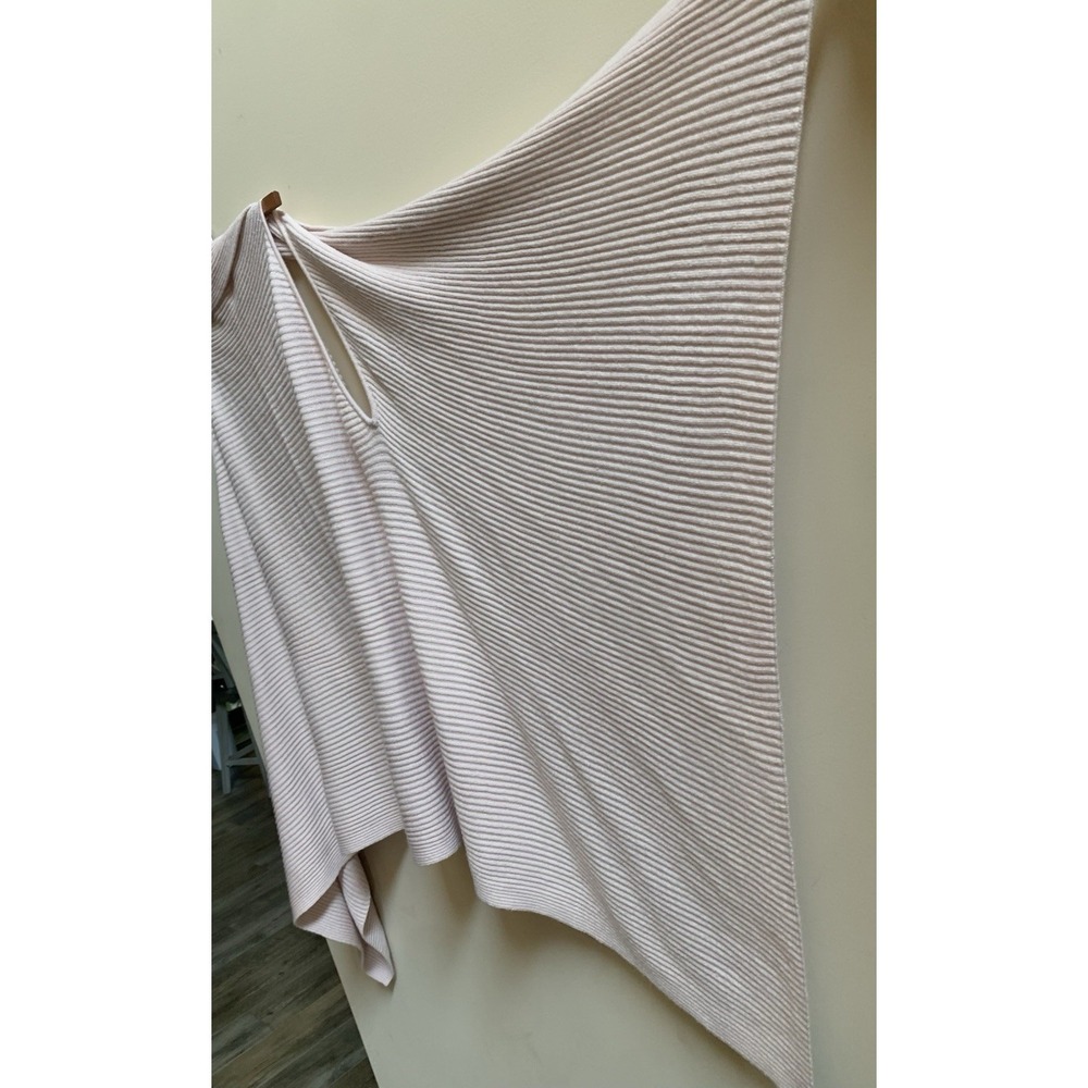 LOFT One Size Light Rose Pink Sweater‎ Long Open Front Cardigan Sweater Vest - Picture 9 of 16